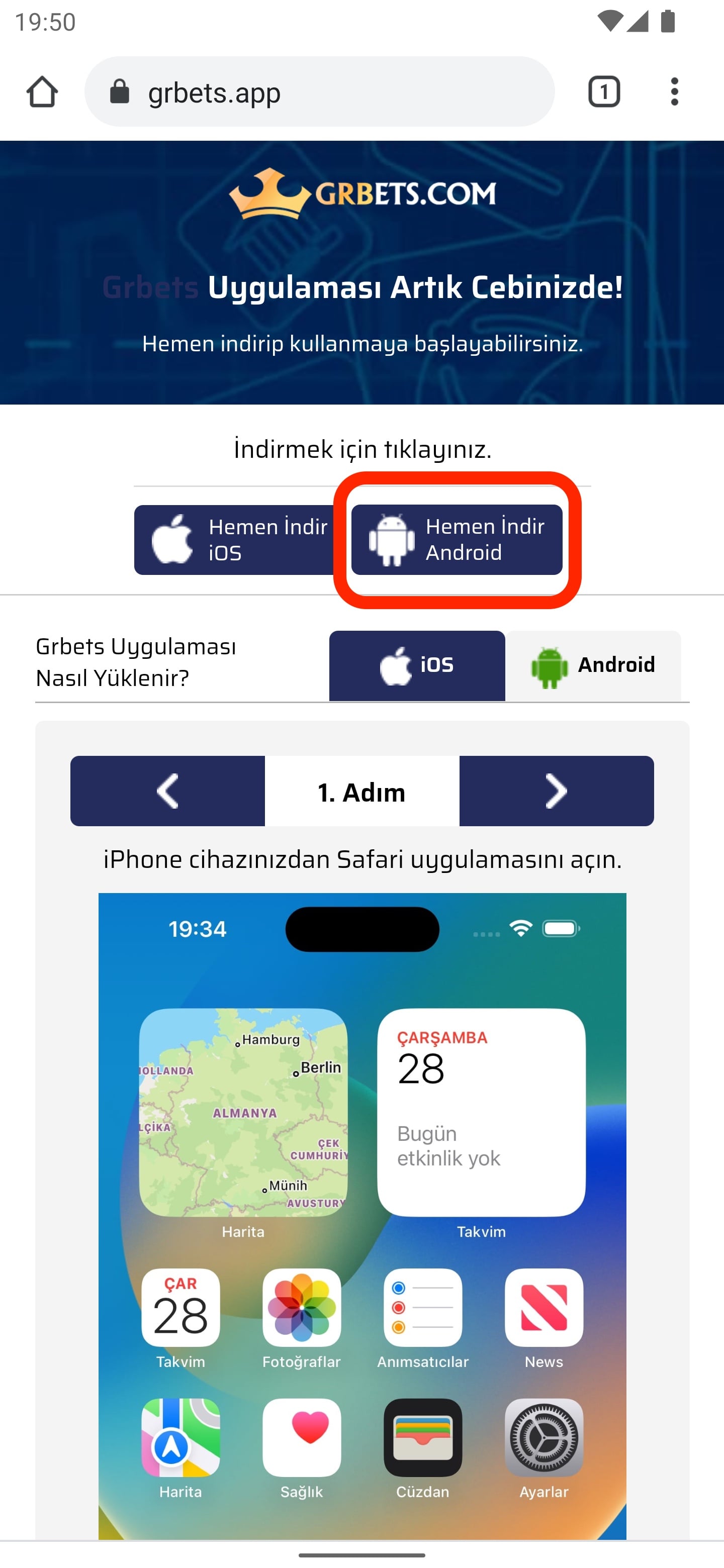 Grbets Mobil Tanıtım - Adım 4